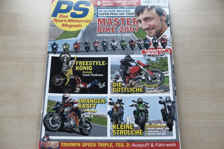 Deckblatt PS Sport Motorrad (06/2007)